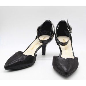 Anne Klein Women's Black D'Orsay Heel 7